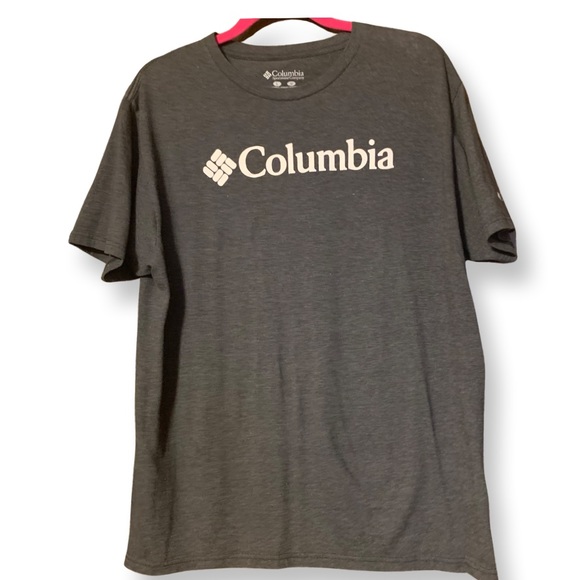 Columbia Men’s Basic Logo T-Shirt, Dark Heather Gray, Large - Picture 2 of 6